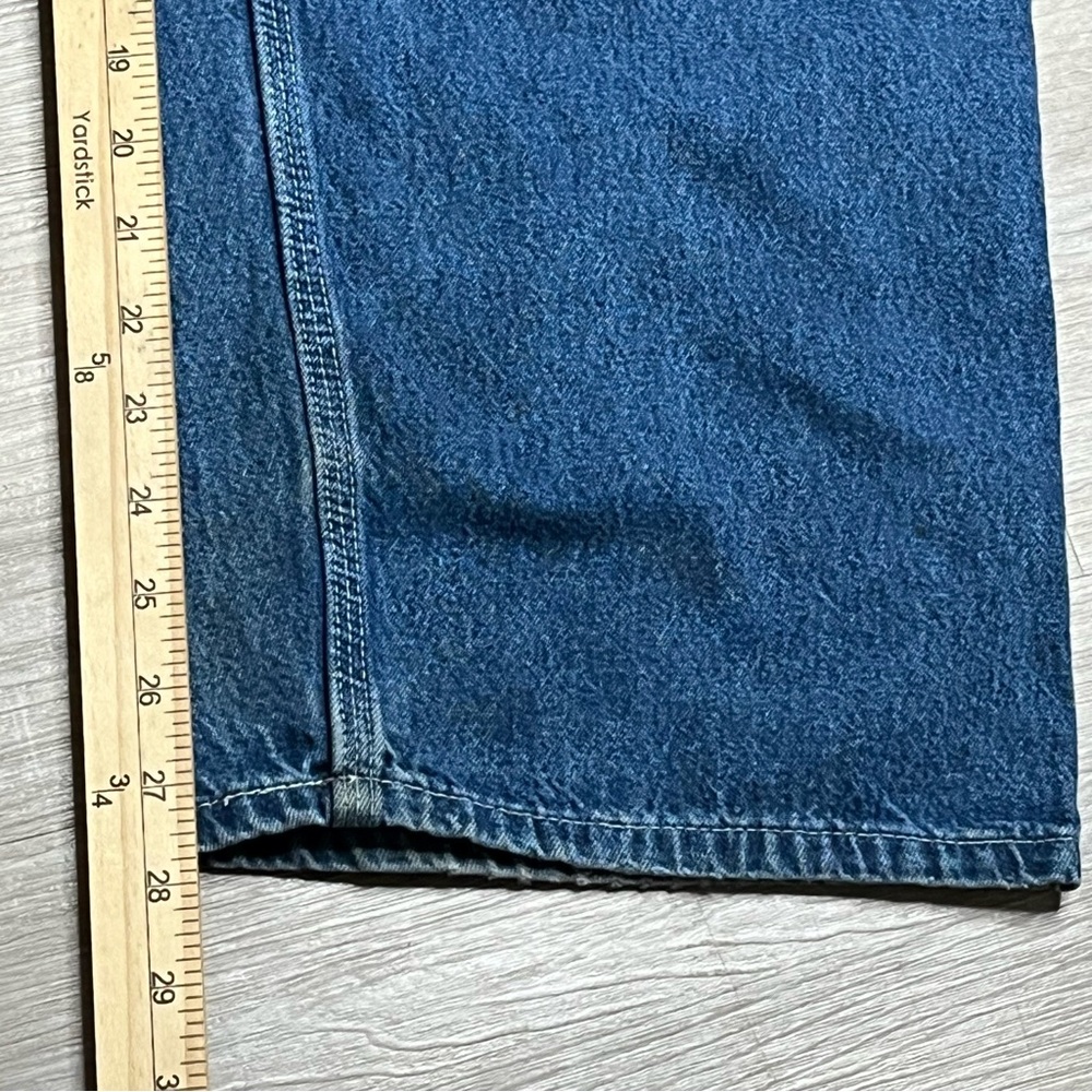 Men's Vintage Made in the USA Carhartt Dungaree Fit Carpenter Blue Jeans Sz‎ 36 - Picture 6 of 11